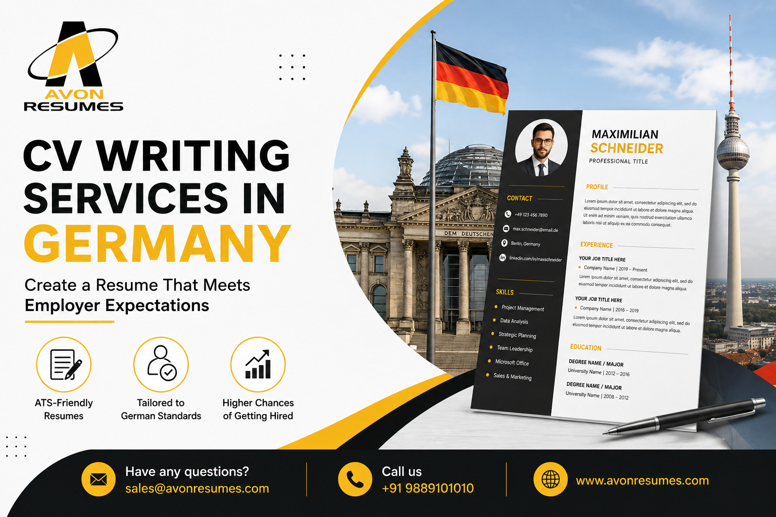 CV Writing Services in Germany